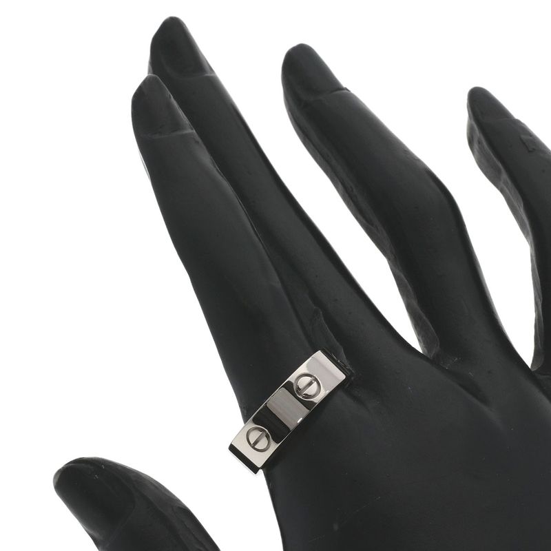 Cartier Love Ring 59 18K White Gold