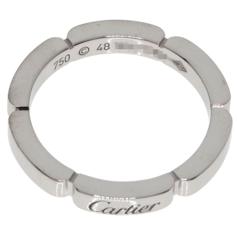 Cartier Maillon Pantel 48 Ring 18K White Gold