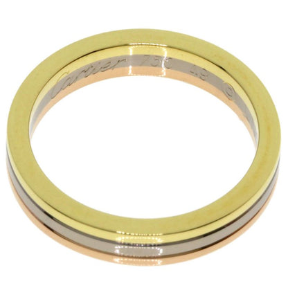 Cartier Three Color 49 Ring 18K Yellow Gold 18K White Pink