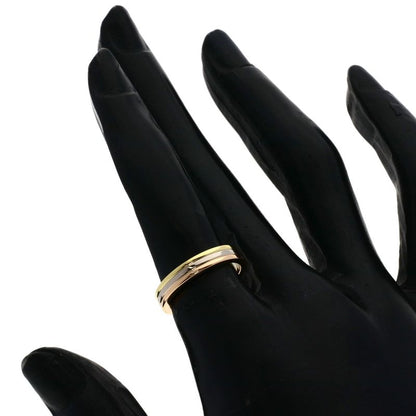 Cartier Three Color 49 Ring 18K Yellow Gold 18K White Pink