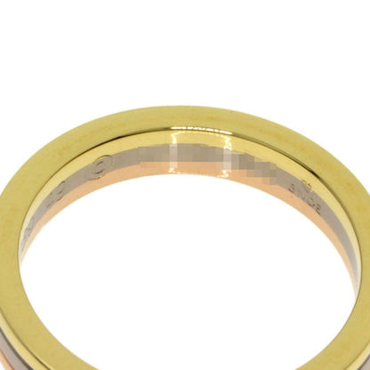 Cartier Three Color 49 Ring 18K Yellow Gold 18K White Pink