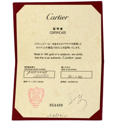 Cartier Three Color 49 Ring 18K Yellow Gold 18K White Pink