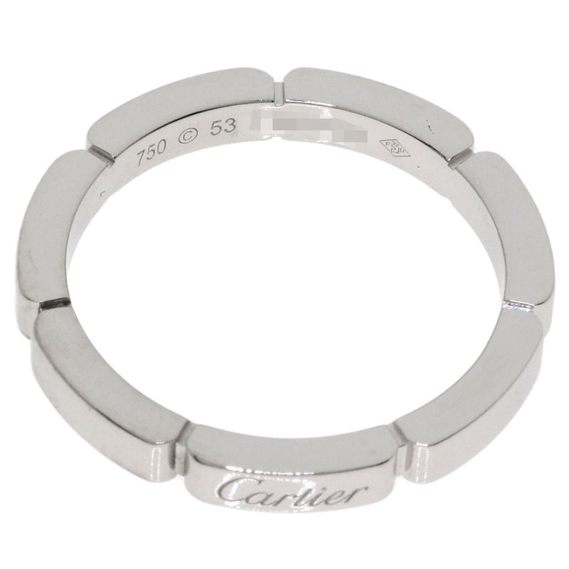 Cartier Maillon Pantel 53 Ring 18K White Gold