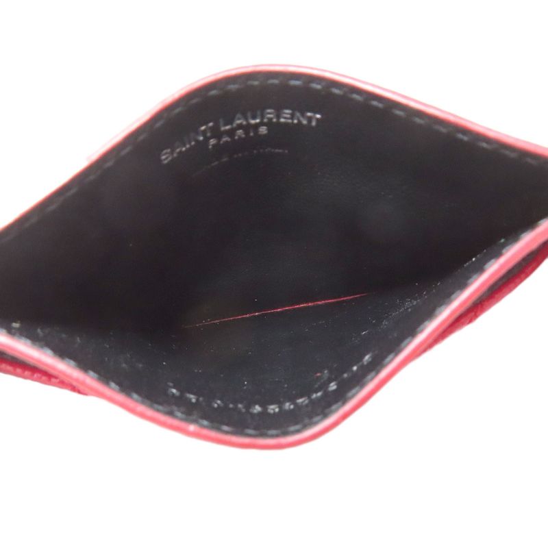 Saint Laurent Cassandra Card Case Leather