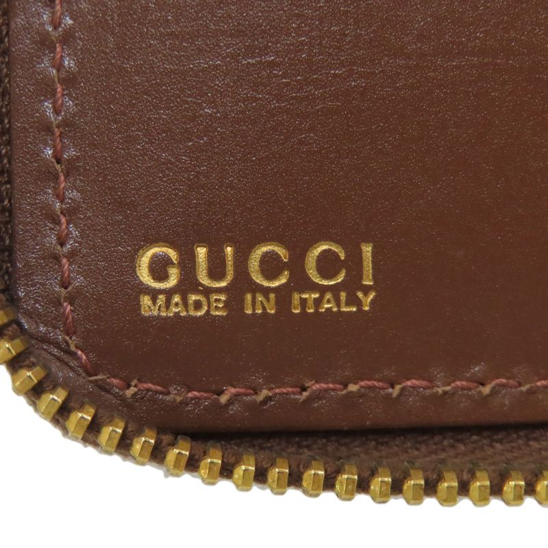 Gucci Logo Coin Case Leather