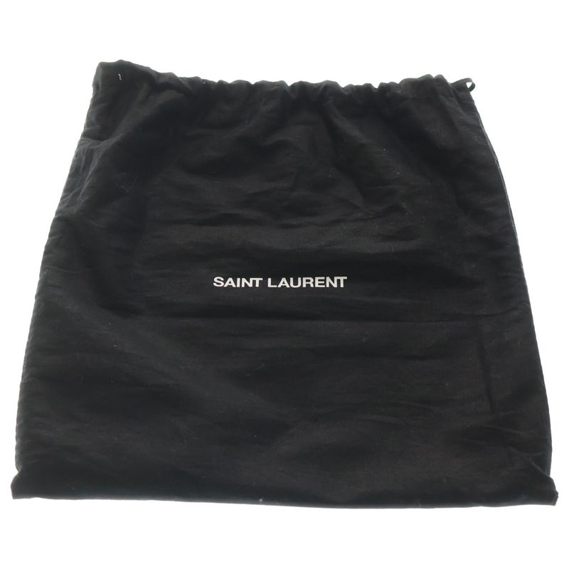 Saint Laurent Paris Suzanne Pave Crystal Satin Leather Shoulder Bag Top Handle