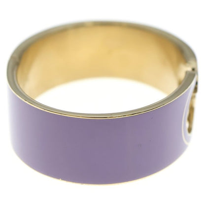 Gucci Interlocking Lacquer Calf Bracelet Bangle Purple