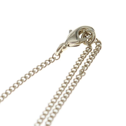 Chanel Bambi CC Logo Rhinestone Necklace Gold