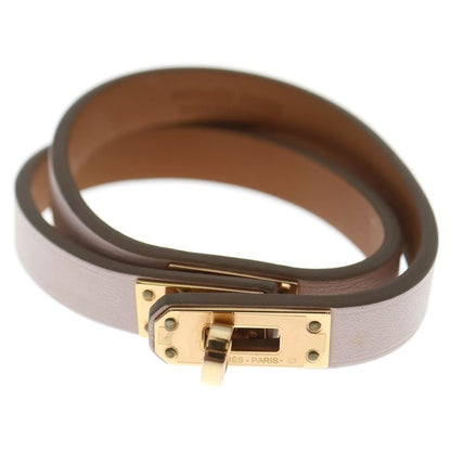 Hermes Kelly Double Tour Bracelet Pink Gold Light