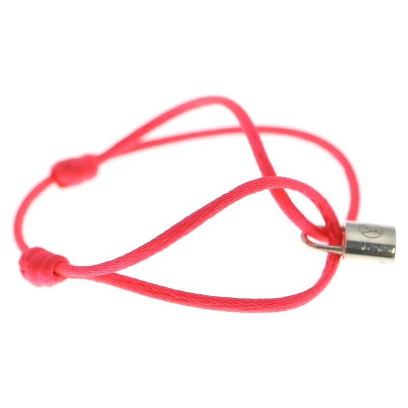 Louis Vuitton la Calf Silver Lockit Bracelet Pink