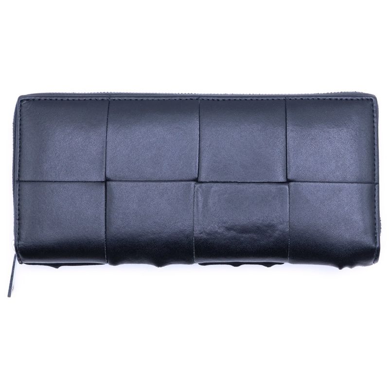 Bottega Veneta Maxi Intrecciato Cassette Wallet Zip Around
