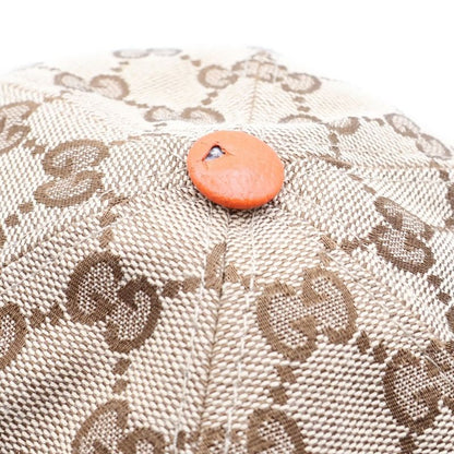 Gucci Nose Face Collaboration GG Signature Baseball Cap Hat Beige Canvas