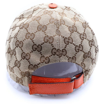 Gucci Nose Face Collaboration GG Signature Baseball Cap Hat Beige Canvas