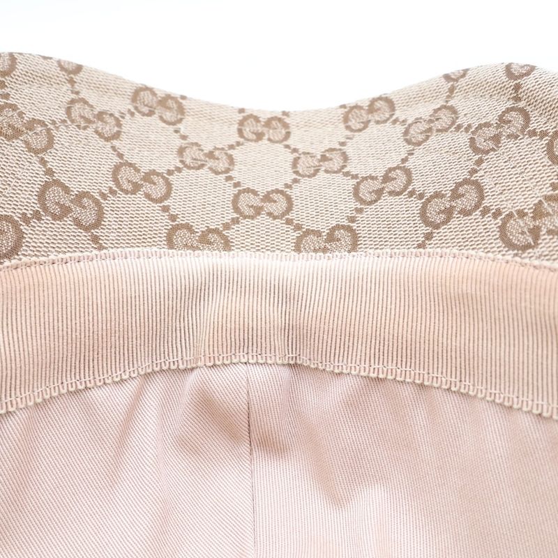 Gucci Nose Face Collaboration GG Signature Baseball Cap Hat Beige Canvas