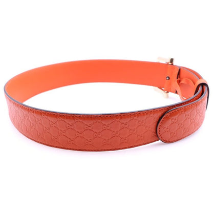 Guccissima Leather Belt Orange