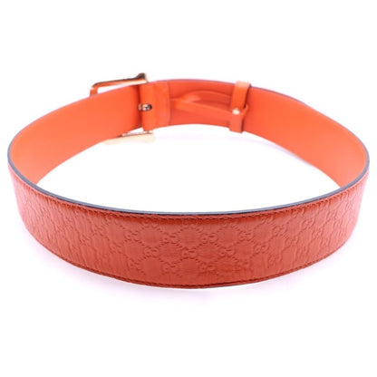 Guccissima Leather Belt Orange