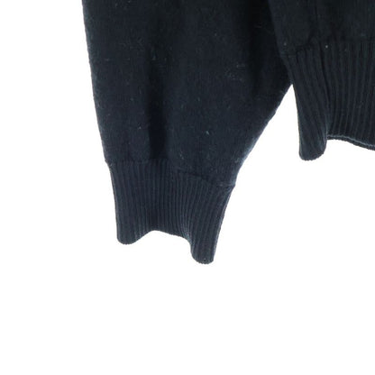Fendi Zucca FF Jacquard High Neck Knit Black Flat