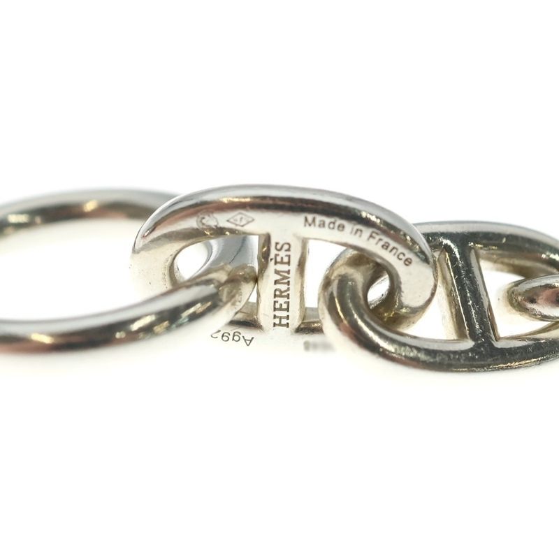 Hermes Chaine D'ancre MM Bracelet Chain Silver 15 Pieces