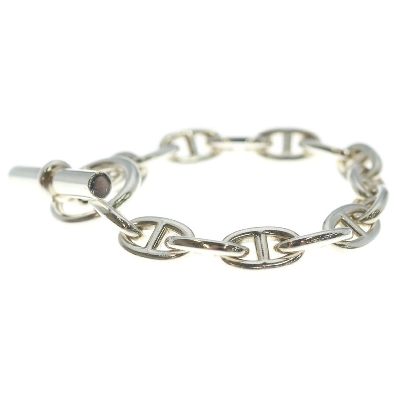 Hermes Chaine D'ancre MM Bracelet Chain Silver 15 Pieces