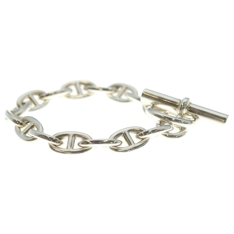 Hermes Chaine D'ancre MM Bracelet Chain Silver 15 Pieces