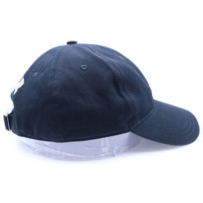 Celine Logo Embroidery 6 Panel Baseball Cap Hat Black