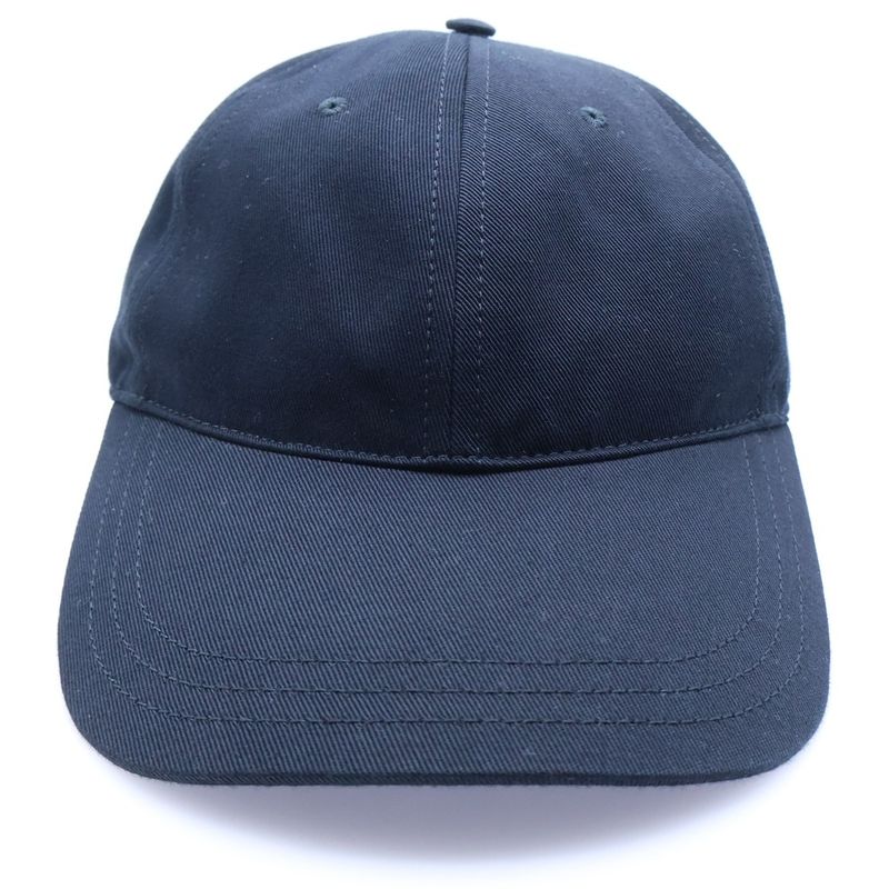Celine Logo Embroidery 6 Panel Baseball Cap Hat Black