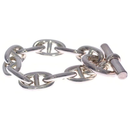 Hermes Chaine D'ancre TGM Bracelet Chain Silver 11 Pieces