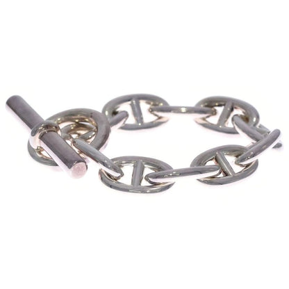 Hermes Chaine D'ancre TGM Bracelet Chain Silver 11 Pieces