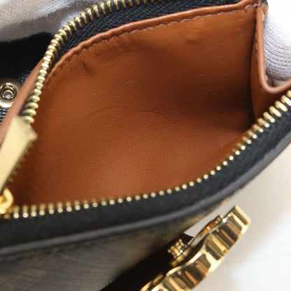 Celine Fine Strap Wallet Nino Triomphe Canvas Trifold