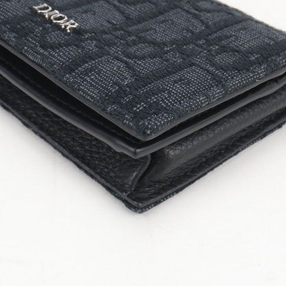 Dior Business Card Holder Oblique Jacquard