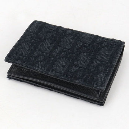 Dior Business Card Holder Oblique Jacquard