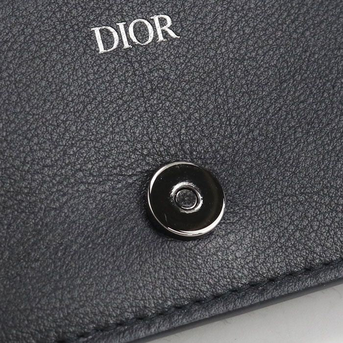 Dior Business Card Holder Oblique Jacquard