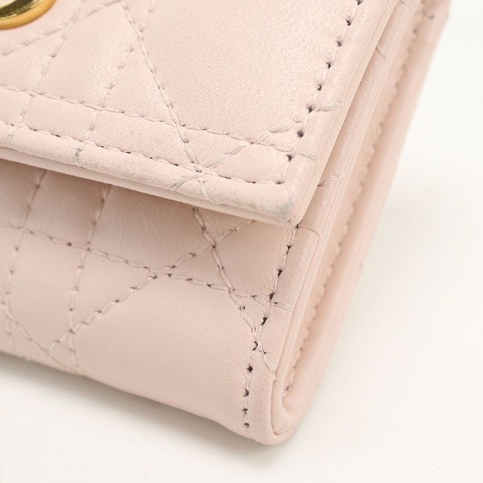 Dior Glycine Wallet Joli Bifold Lambskin