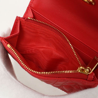 Dior Glycine Wallet Caro Bifold Lambskin