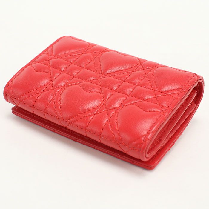 Dior Glycine Wallet Caro Bifold Lambskin