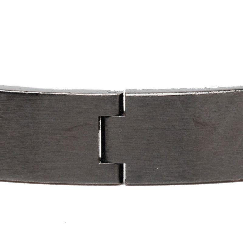 Hermes Click HH Bandana Black White Metal