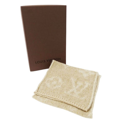 Louis Vuitton Scarf Shawl Mohair Echarpe Monogram Glitter