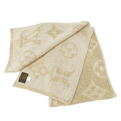 Louis Vuitton Scarf Shawl Mohair Echarpe Monogram Glitter