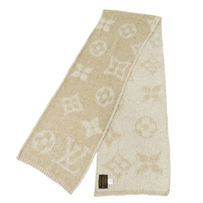 Louis Vuitton Scarf Shawl Mohair Echarpe Monogram Glitter