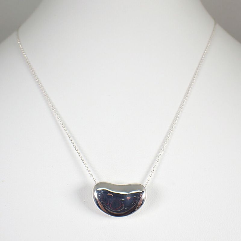 Tiffany & Co. 925 Bean Pendant Necklace