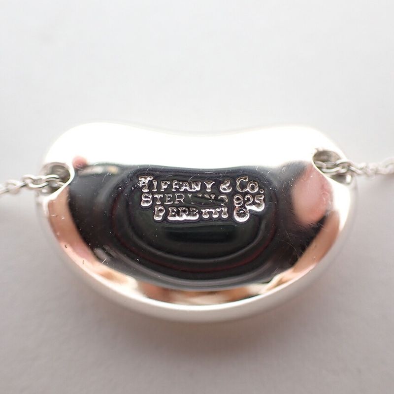 Tiffany & Co. 925 Bean Pendant Necklace