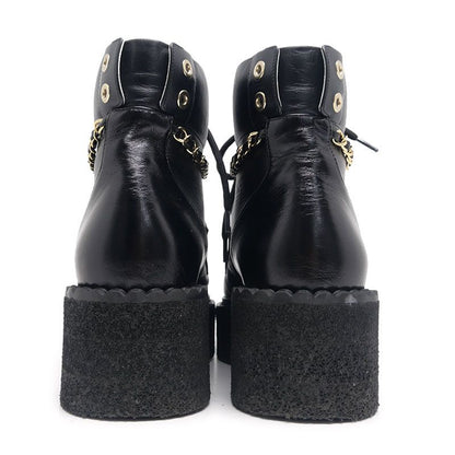 Chanel Short Boots Platform 37 Shoes