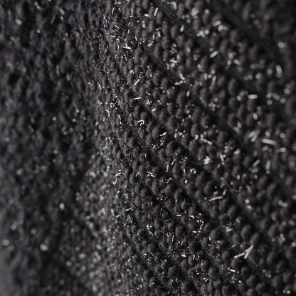 Chanel U-le Cotton Twi Doco Button Patchwa Kuska Tobotoms Semif Black 34 Dress