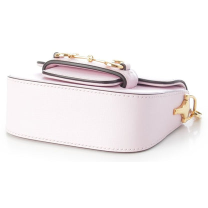 Gucci Ho Sbit Leather Chee Anse Pa Shoulder Bag Pink Go