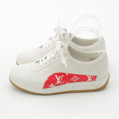 Louis Vuitton Supreme Low Cut Sneakers White Red 7 2 1
