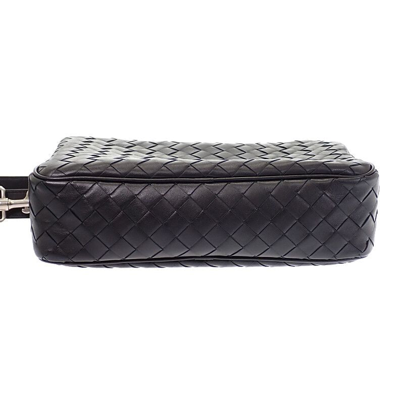 Bottega Veneta Intrecciato Camera Shoulder Bag Calf Black