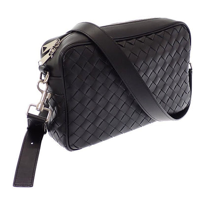 Bottega Veneta Intrecciato Camera Shoulder Bag Calf Black