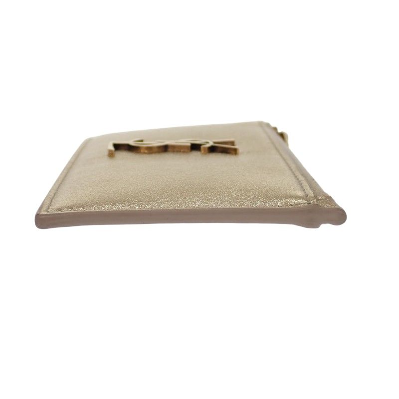 Saint Laurent Zipped Fragment Card Case Coin Compact Wallet Chien