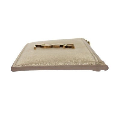 Saint Laurent Zipped Fragment Card Case Coin Compact Wallet Chien