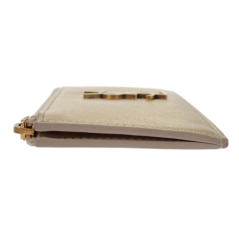 Saint Laurent Zipped Fragment Card Case Coin Compact Wallet Chien